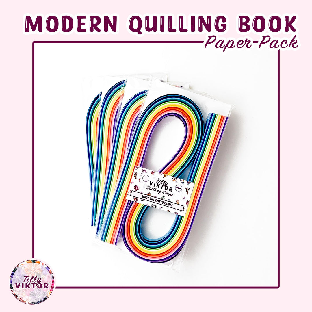 Modern Quilling Paper Bundle – TillyViktor Ltd